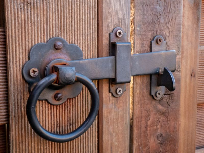 Iron Gate Latch Repair